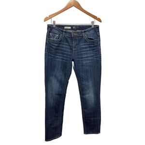 Kut from the Kloth Stevie Straight Leg Blue Denim Jeans Size 8